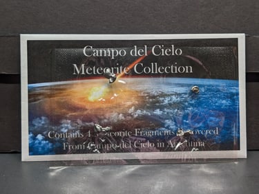 Collection of Meteorites from Campo del Cielo in Argentina - 4 Fragments