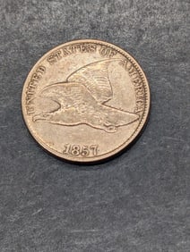 1857 Flying Eagle Cent **AVERAGE CIRC**