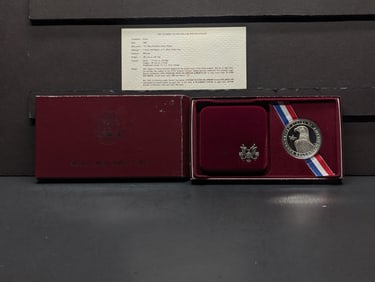 1983-S PROOF Los Angeles Olympics Commem Silver Dollar in OGP w/ COA