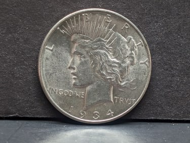 1934-D Peace Silver Dollar **UNC - Better Date**