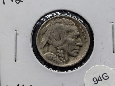 1926-D Buffalo Nickel. SEMI KEY