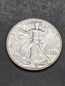 1943 Walking Liberty Half Dollar **AU+**