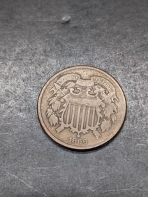 1866 Two Cent Piece **VG**