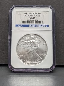 2007-W American Silver Eagle - NGC MS69 *Early Release*