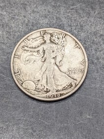 1918-S Walking Liberty Half Dollar - XF
