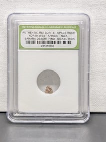 Authentic Meteorite Space Rock - North West Africa - Sahara Desert Find - Nickel Iron