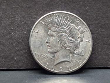 1926 Peace Dollar. Nice luster.?