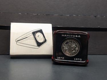 1970 Canadian Manitoba Dollar - 100th Anniv. of the Accession of Manitoba in OGP