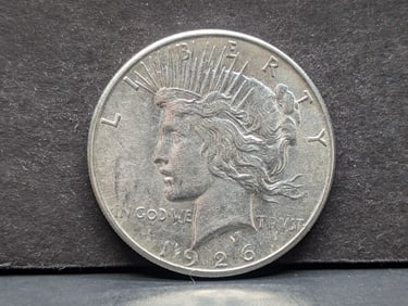1926-S Peace Dollar. Nice luster.?