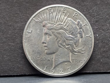 1927 Peace Dollar. Second lowest mintage in series.?