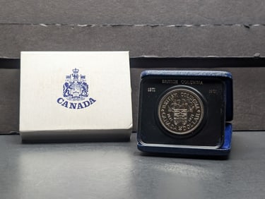 1971 Canadian Dollar 100th Anniv. of the Accession of British Columbia in OGP