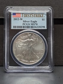 2012-W American Silver Eagle - PCGS MS70 *First Strike*