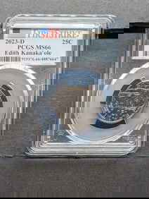 2023-D Edith Kanaka'ole Quarter - PCGS MS66 *First Strike*