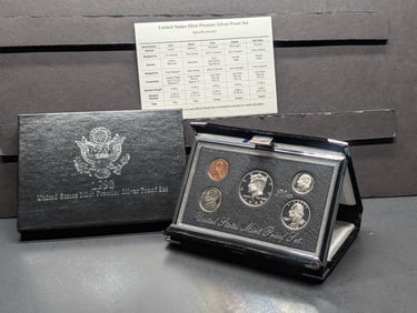1998-S U.S. Mint Premier Silver Proof Set in OGP w/ COA
