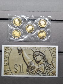 Presidential Dollar Collection in Gem Proof Condition