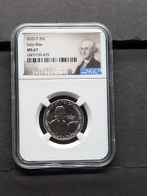 2022-P Sally Ride Quarter - NGC MS67