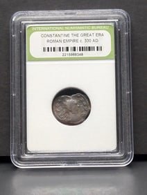 c. 330 AD Constantine the Great Era Roman Empire Coin