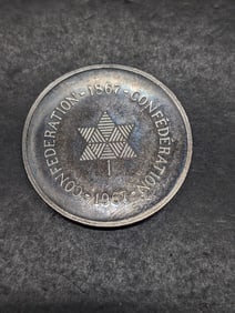 15.8 DWT 1976 Canada SOLID SILVER Confederation Token