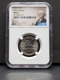 2023-P Maria Tallchief Quarter - NGC MS67