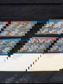 1971 P & D & 1972 P & D United States Original 11-Coin Mint Sets With OGP & COA's. 22 Coins.
