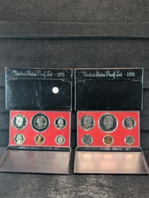 2 - U.S. PROOF Sets, 1975-S & 76-S