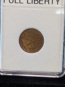 1880 Indian Head Cent, Full Liberty?