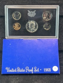 1968 -S U.S. Proof Set In OGB , Contains the 40% Silver Kennedy Half Dollar