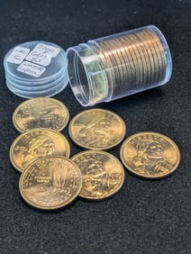 2000-P Gem BU Roll of 20 Native American Dollar Coins . Lists at $56?
