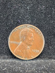 1955- Wheat Penny-DB- Nicely Circulated?