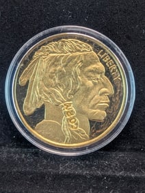 Copy - 2012 U. S. Buffalo Indian Head Coin - Gold Plated