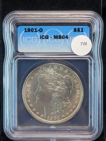 1901-O Morgan Dollar - ICG MS64