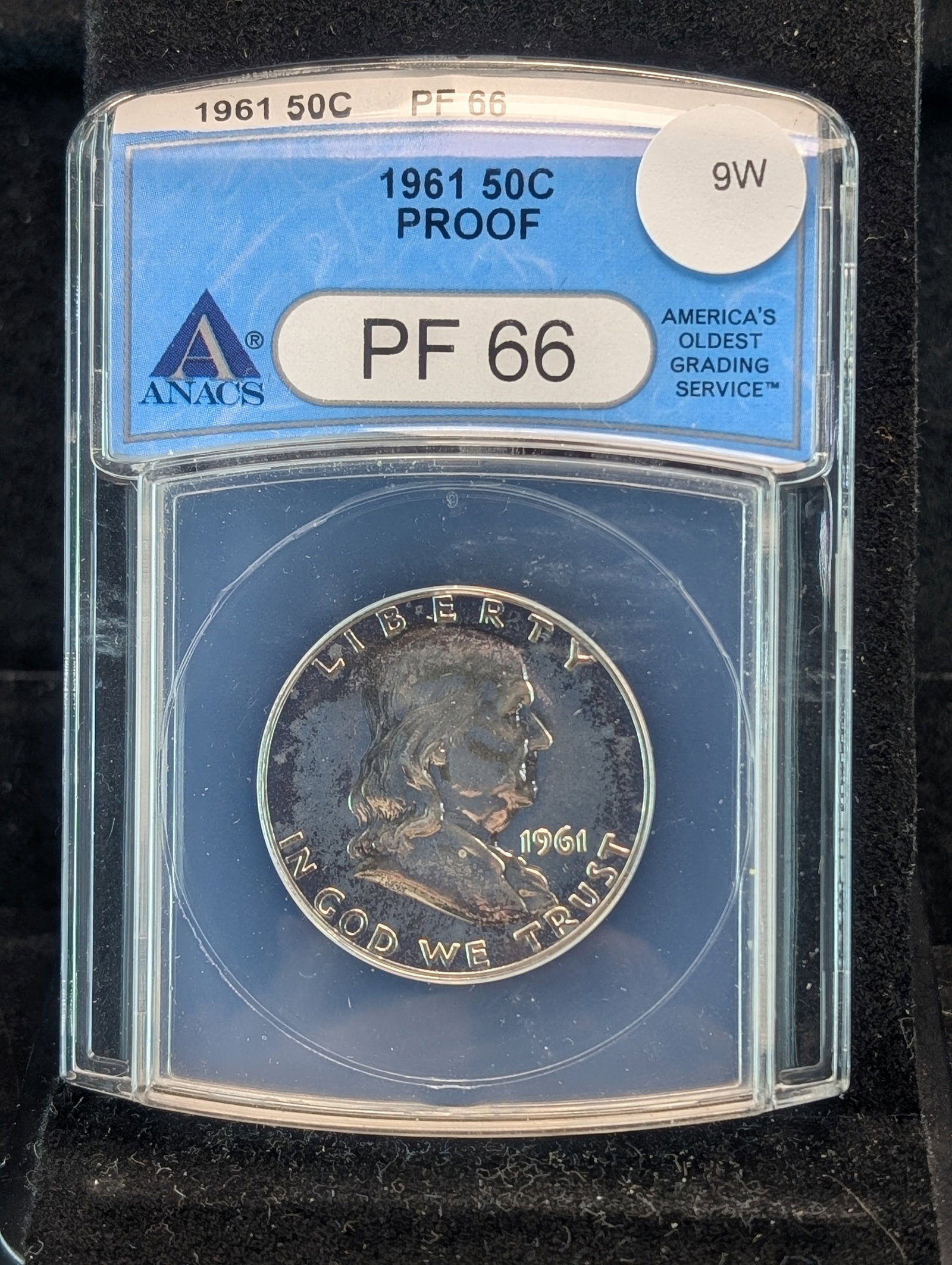 1961 Franklin Half Dollar PF: 1961 Franklin Half Dollar PF