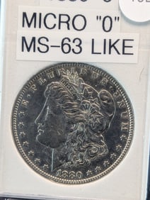 1880-O Morgan Dollar MICRO O MS-63 Like?