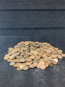 400 Teens Lincoln Head Wheat Cents. All Dated In The Teens.