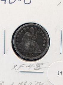 1840-O Seated Liberty Dime - XF