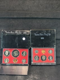 2 - UNC. U.S. Proof Sets, 1979-S & 80-S?