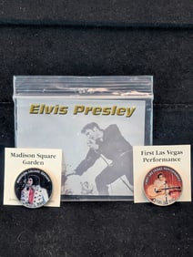 2- Elvis Concert Collection Colorized Kennedy Half Dollars?