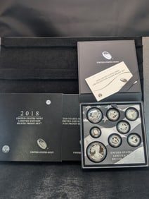 2018-S U.S. Mint Limited Edition Silver Proof Set, AM. Eagle 1 OZ. Silver, Other 7 90%?