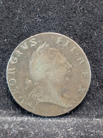 1773 Colonial Virginia 1/2 Penny - Very Rare in High Grade
