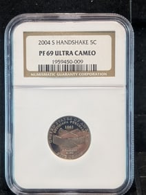 2004-S Nickel NGC-PF-69-Ultra Cameo- Handshake SC?