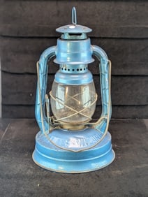 Dietz Blue Little Wizard Oil Burning Lantern