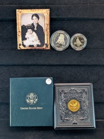 1995-S United States Civil War Battlefield Commemorative Silver Dollar & Half Dollar 2-Coin Proof
