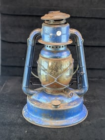Dietz #1 Blue Little Wizard Oil Buring Lantern