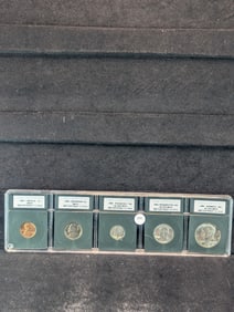 1964 5 Coin INB Certified Full Strike MS-70 Graded?