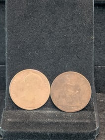 1888 & 1890 Great Britain Pennies