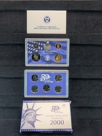 2000-S 10 Coin U.S. Mint Proof Set