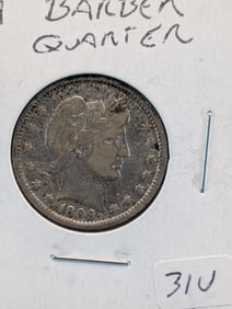 1899 Silver Barber Quarter with nice detail.???