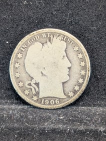 1906 Barber Half Dollar