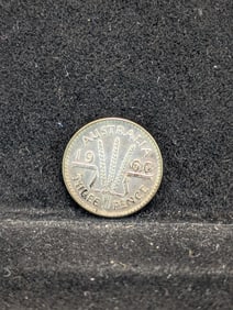 1960 (90% Silver-Good Details) Australian Kangaroo, Three Pence, 65 Years old!