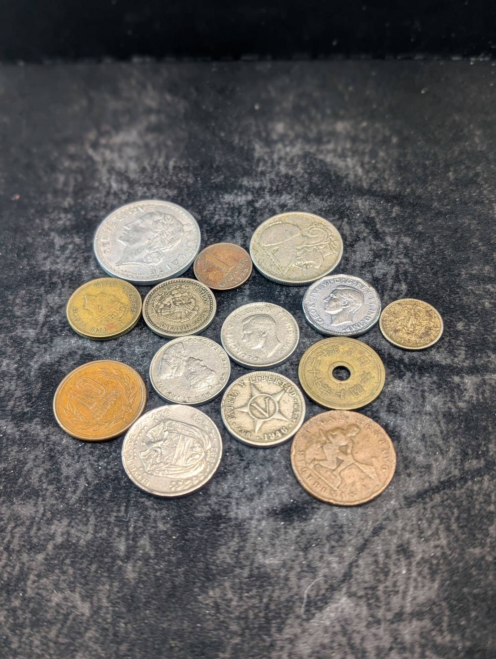 Lot of Fourteen Assorted World Coins (1 of 3)